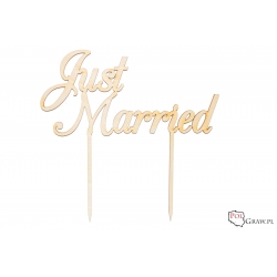 Topper ślubny Just Married A611